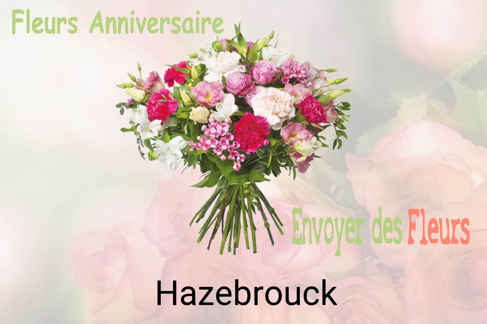 Bouquet de fleurs d’anniversaire livré à Hazebrouck