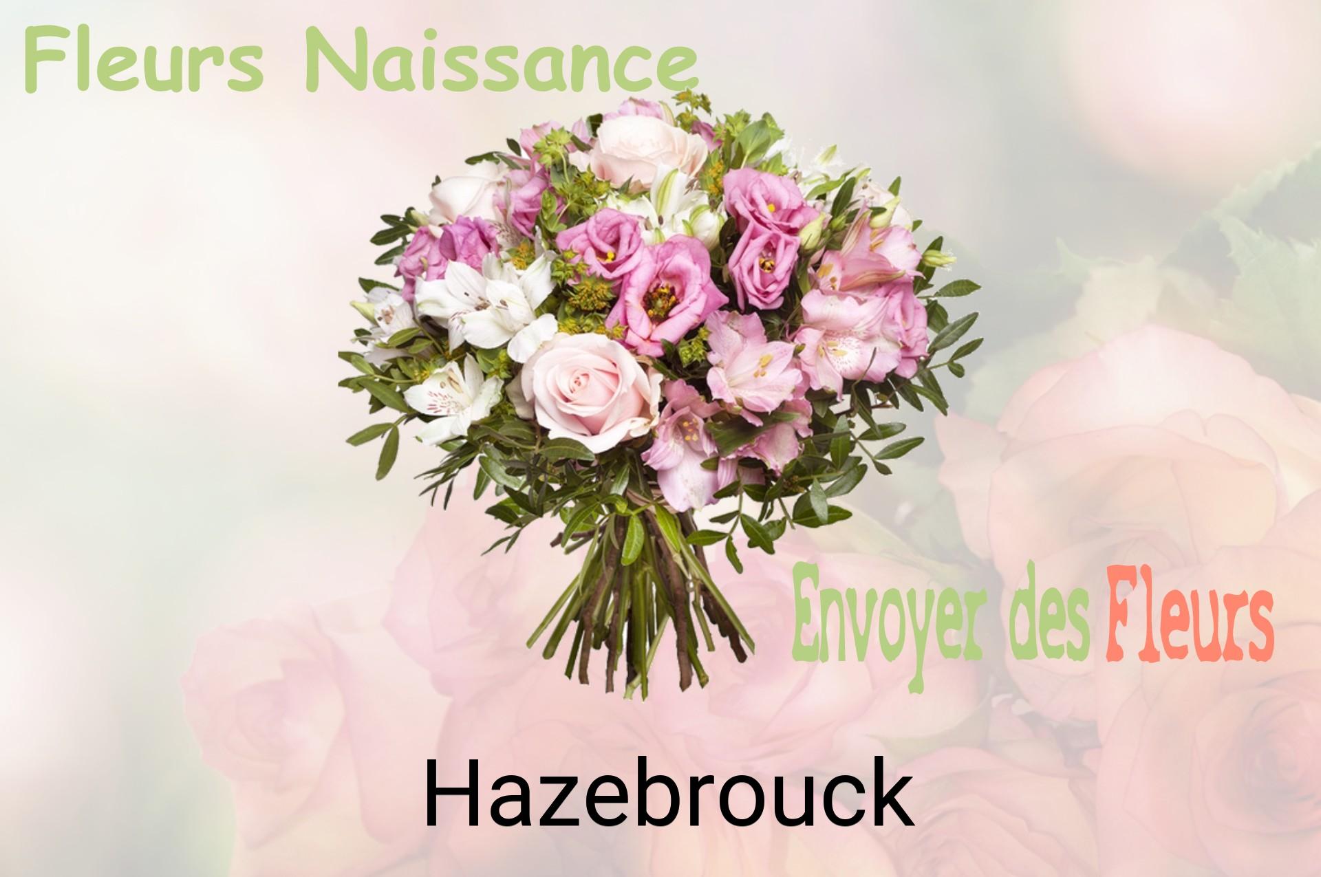 Bouquet de fleurs de naissance livré à Hazebrouck